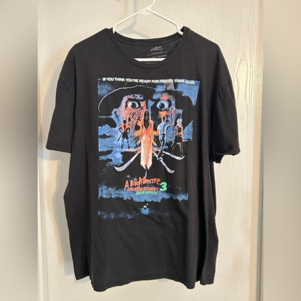 Nightmare on Elm Street Movie Poster graphic men’s tee size 2XL